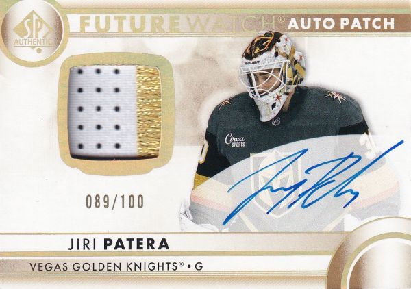 AUTO RC patch karta JIŘÍ PATERA 23-24 SP Authentic Future Watch Auto Patch /100